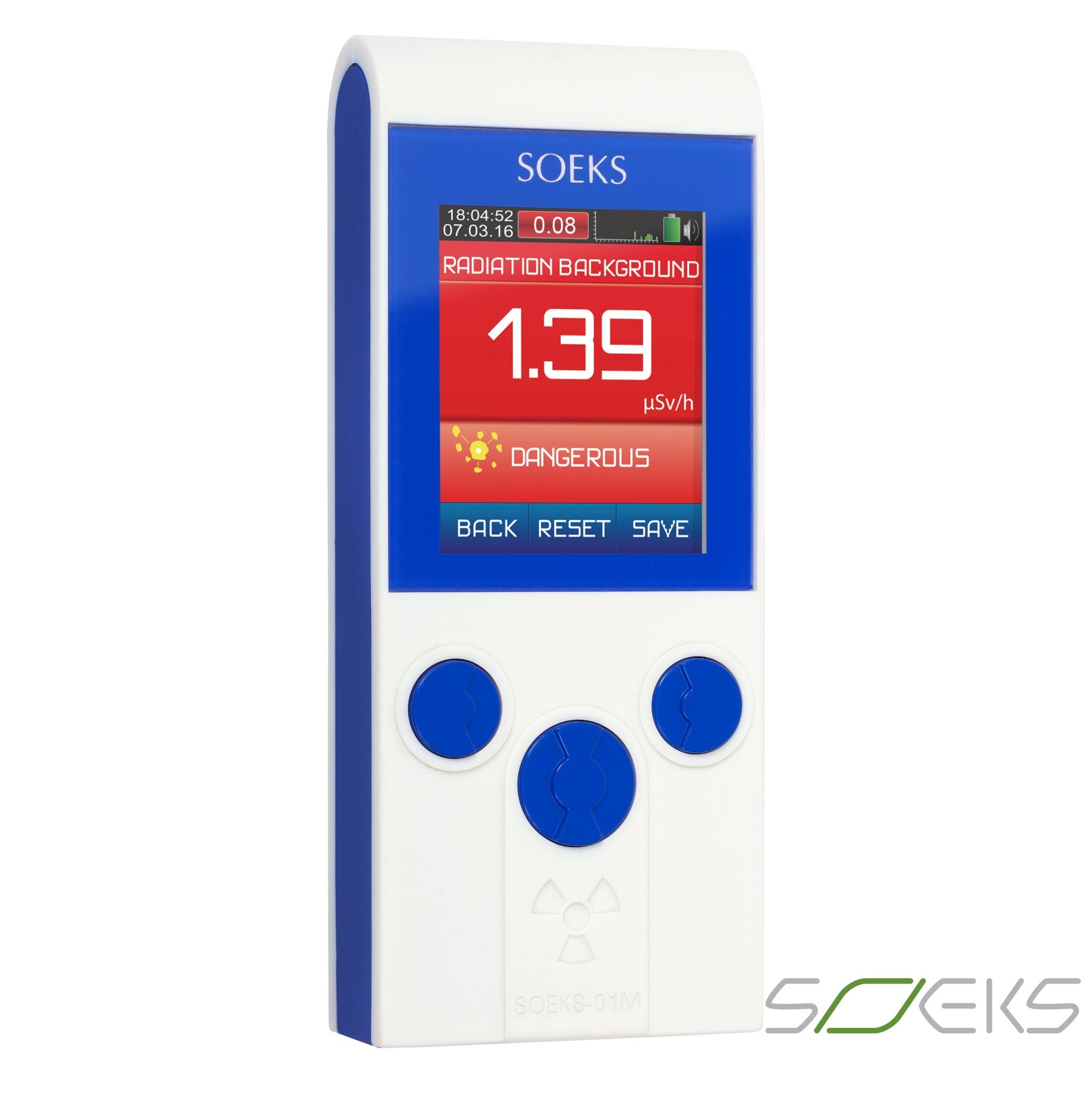 SOEKS 01M PRIME - Geiger Counter Radiation Detector Dosimeter