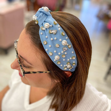 Bling Blue Headband
