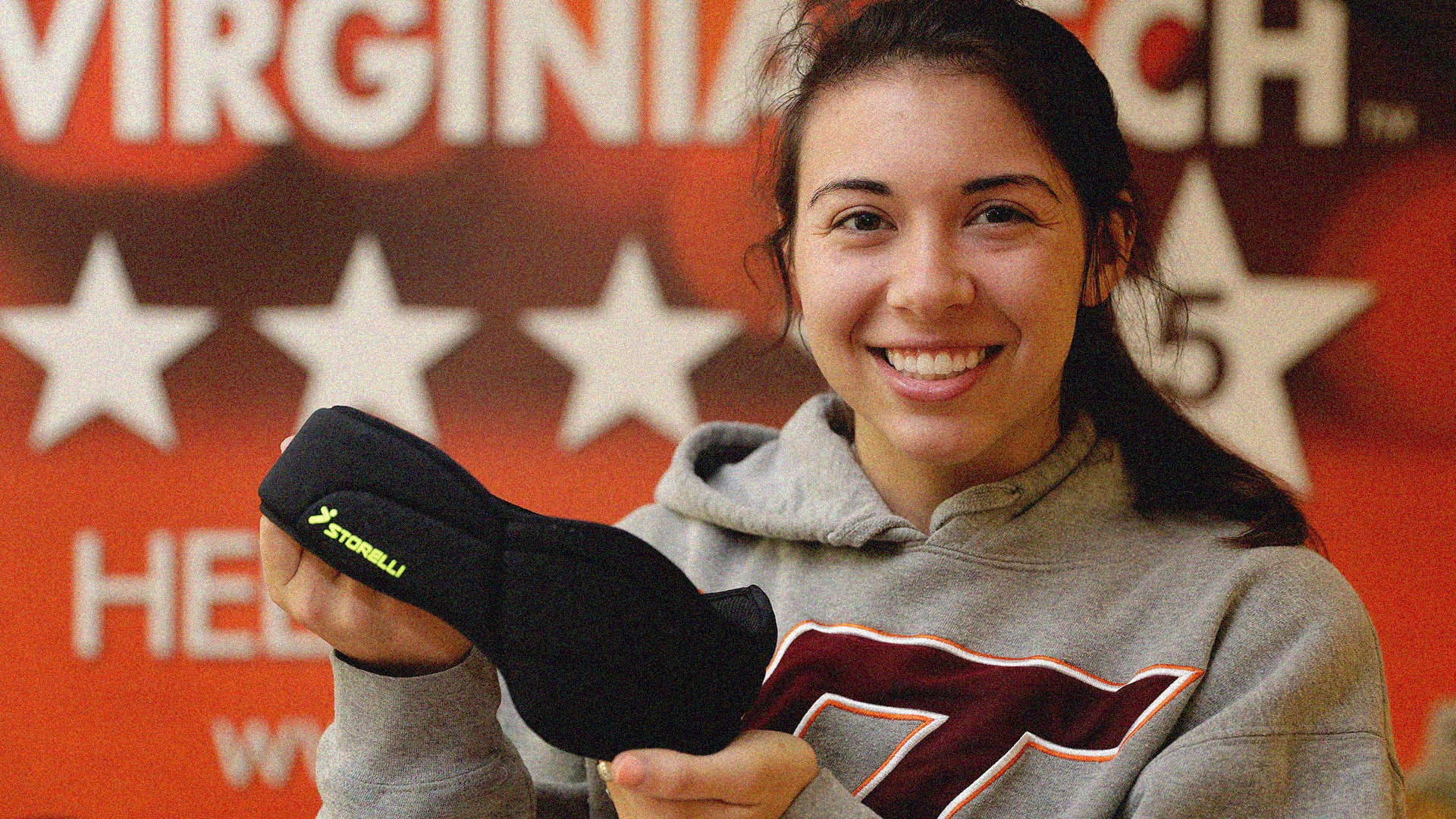 Storelli soccer headgear tested at Virginia Tech and ranked best of all, with 5 stars and 84% reduction in concussions