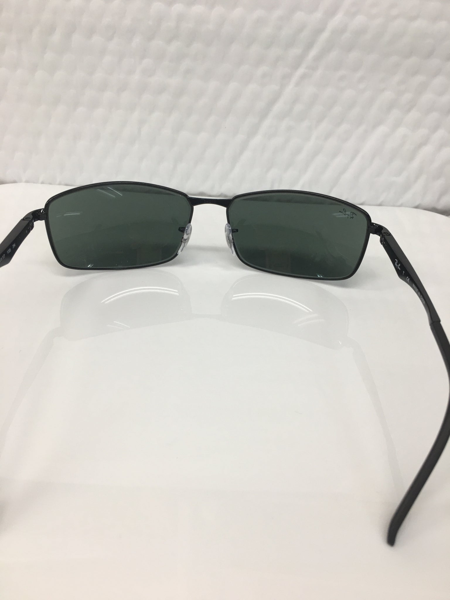 ray ban black rectangle sunglasses