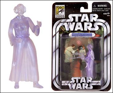 princess leia hologram action figure