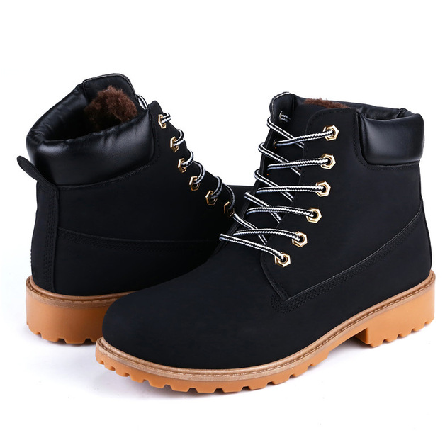 black tim boots