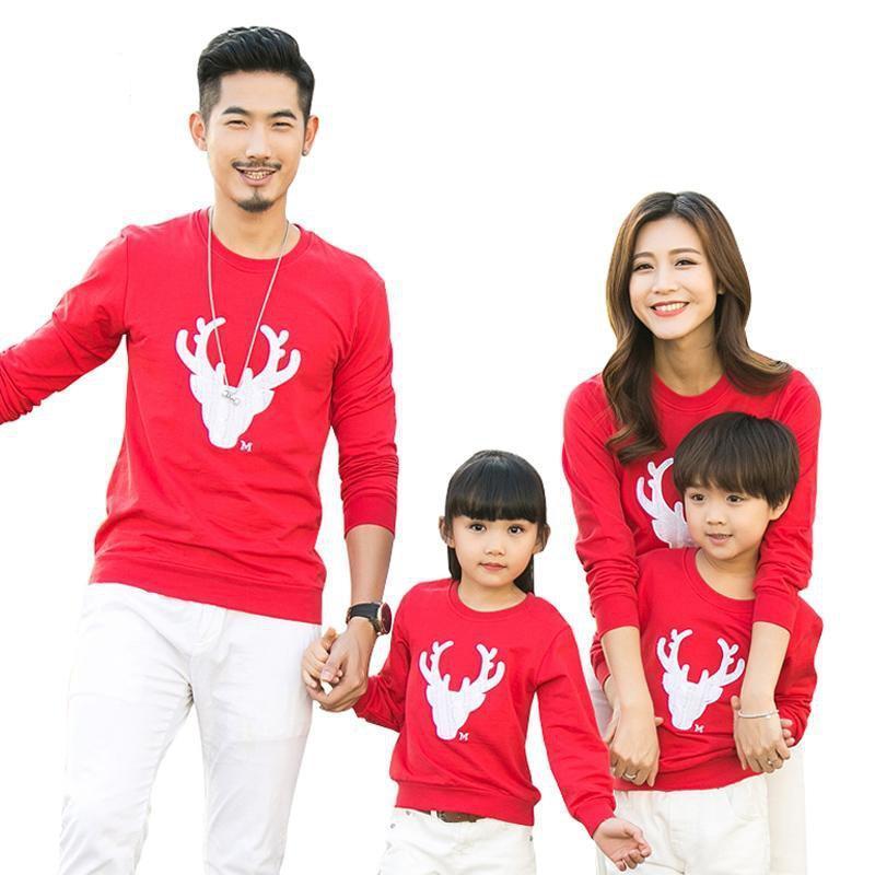 Verwonderlijk Deer Print Matching Christmas Sweaters | Kids Now Apparel CG-89