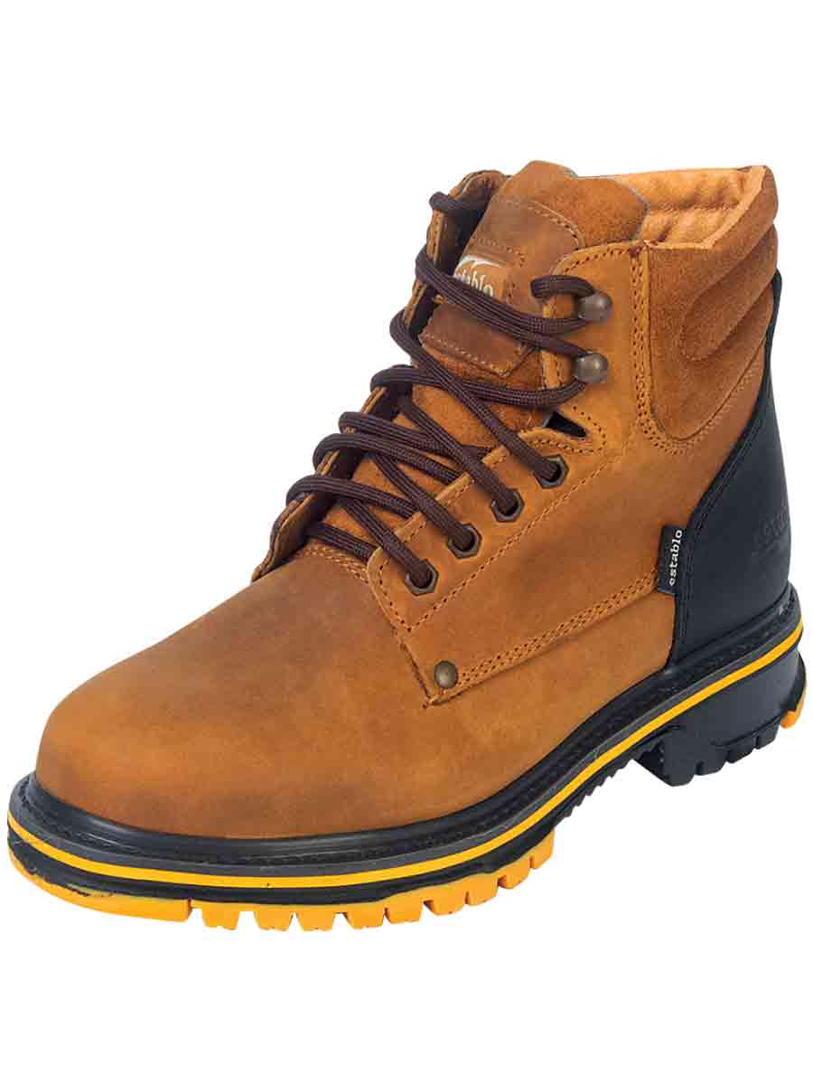 13359 Men's Work Boot Leather Mango/Black –
