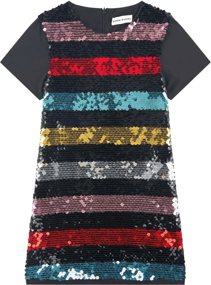 Sonia Rykiel Sequin Stripes Dress - Swoop product image