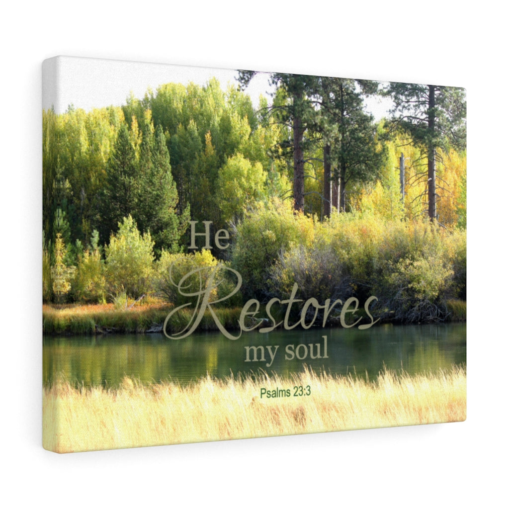 He Restores My Soul Prayer Blanket - Psalm 23:3 – Eternal Gift Store