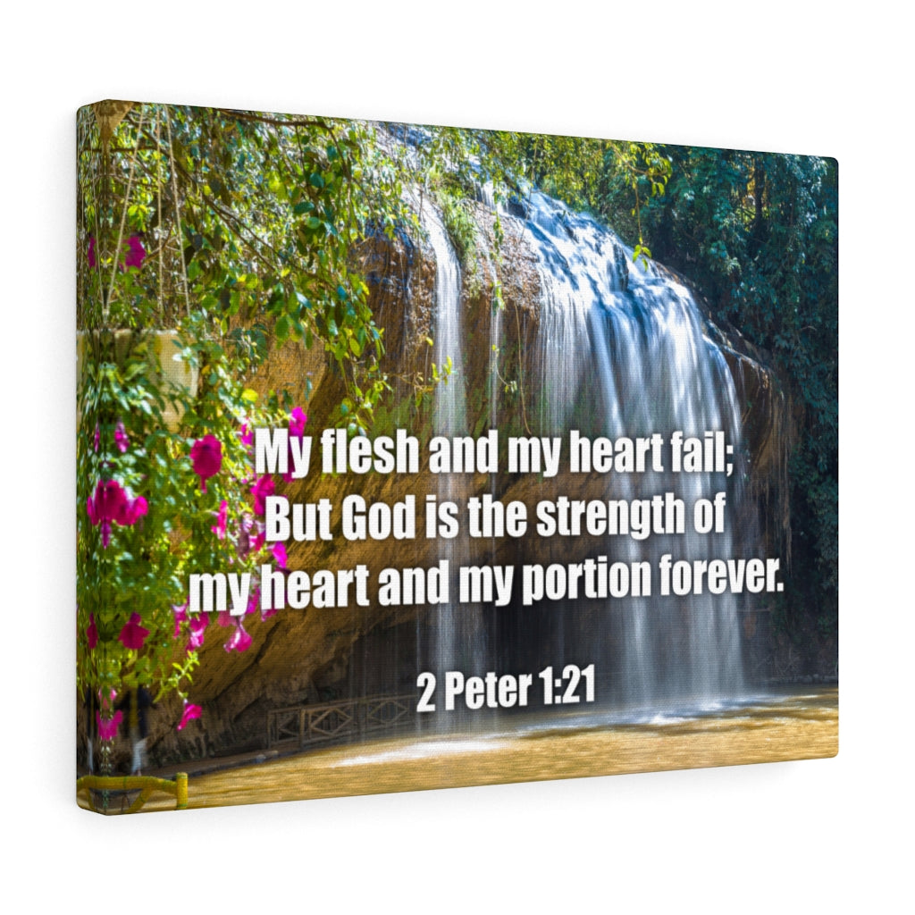 Scripture Walls He Is Mine Forever Psalm 73:26 Bible Verse Canvas