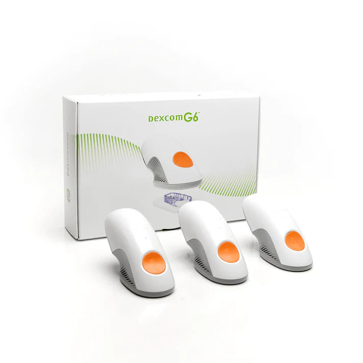 Dexcom G6 Continuous Glucose Monitoring Sensors – 3-Pack | 10-Day Wear | Auto-Applicator