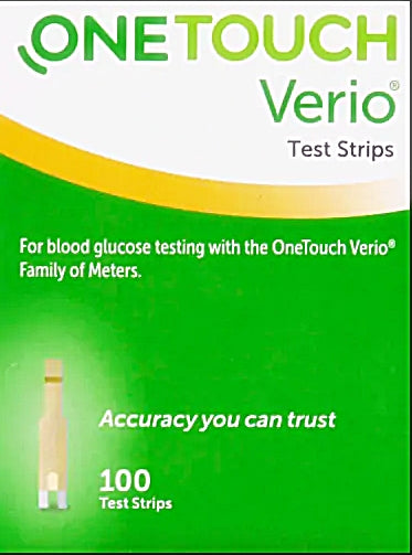 OneTouch Verio Test Strips 30 Count – RapidRxUSA