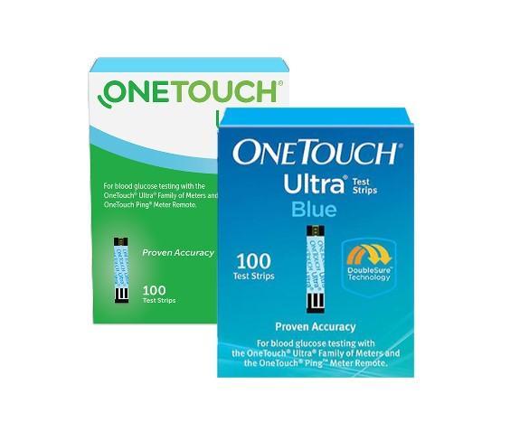 OneTouch Ultra Blue Blood Glucose Test Strip (50 count) – Save Rite Medical