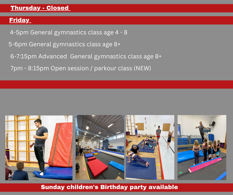 gymnastics classes in desford leicester