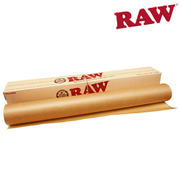 Raw Unrefined Parchment Paper Roll 4 x 13