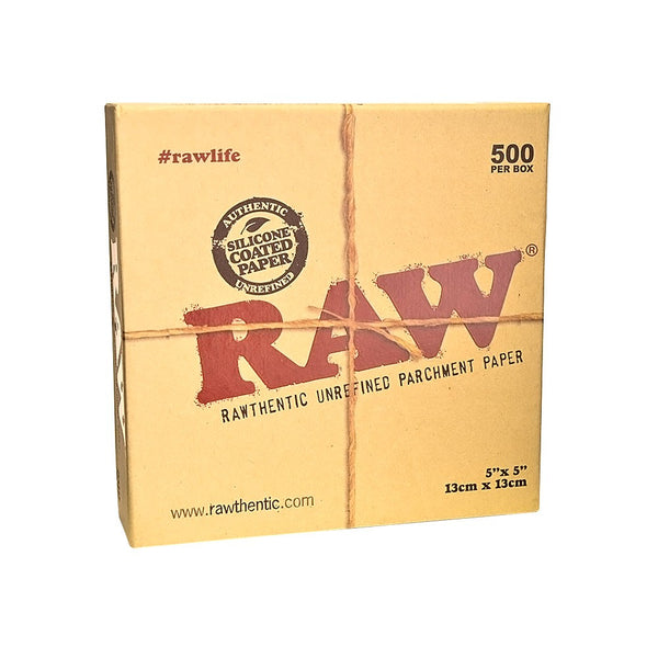 Raw 3x3 Parchment Paper Squares  Raw 3x3 Squares 100 Sheets/Box –  SmokeTokes