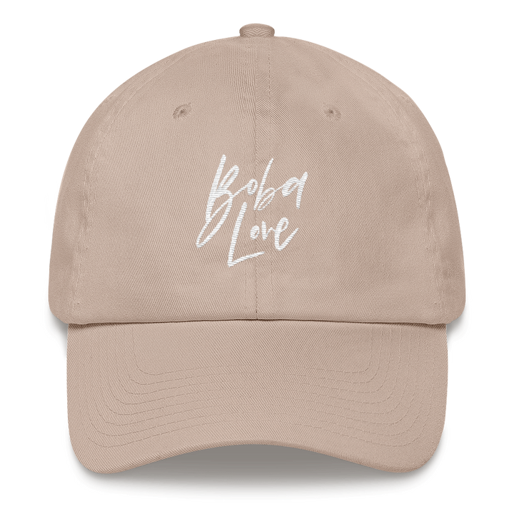 BOBA LOVE EMBROIDERED DAD HAT — Boba Love - Bubble tea apparel ...