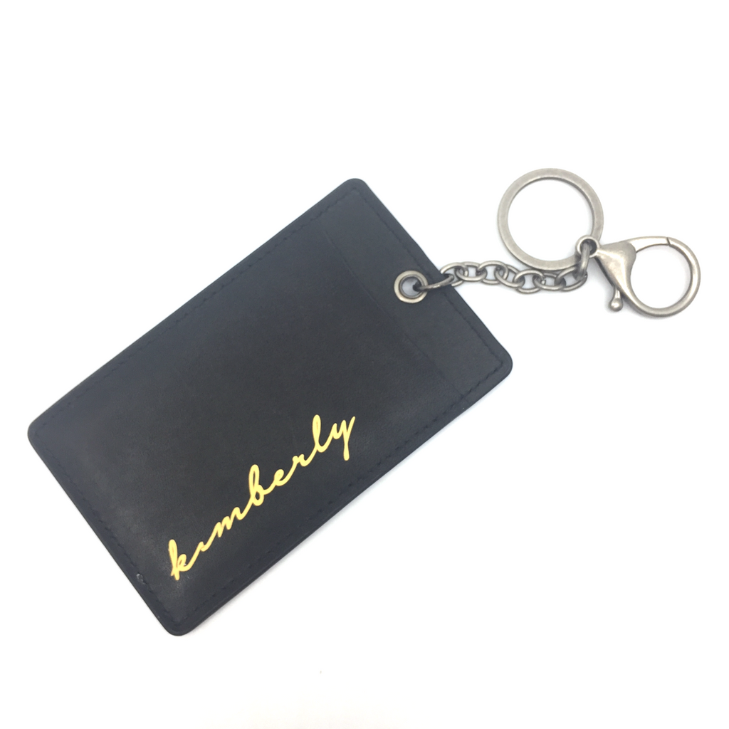 Leather Pass Holder - Black – Spark and Sprinkle