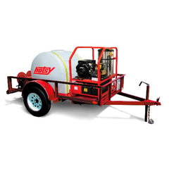 Hot Water Single Axle Power Washer Trailer Rental