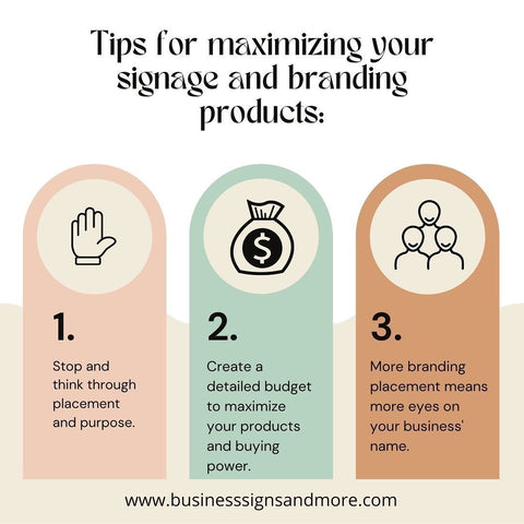 inforgraphic custom business logo signs design tips