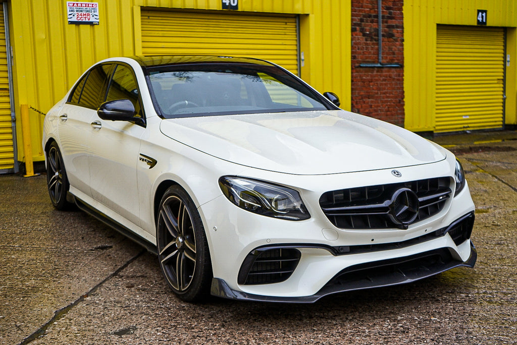 MERCEDES E63 E63S W213 BRABUS STYLE CARBON FIBRE FRONT LIP