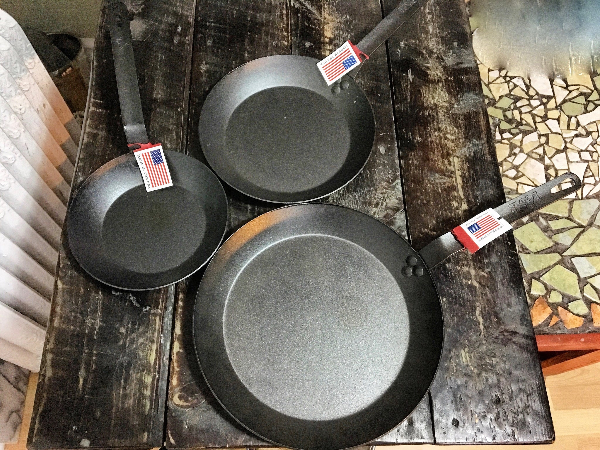 carbon steel frying pan