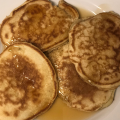 Instant pancakes when traveling and the best instant coffee