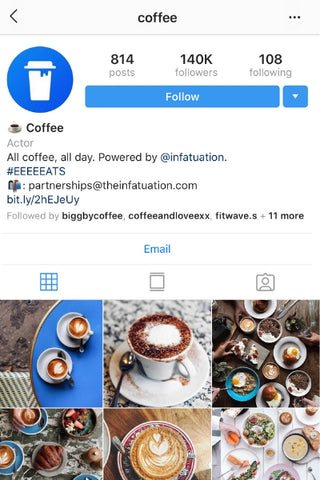 IG accounts for coffee lovers to follow