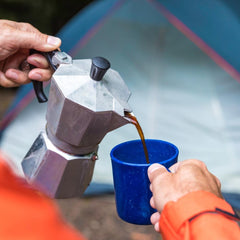 bring coffee for camping outdoors