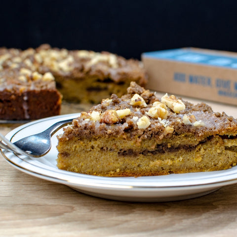 Extra Crumb Cinnamon Struesel Sour Cream Coffee Cake - Will Bake for Books