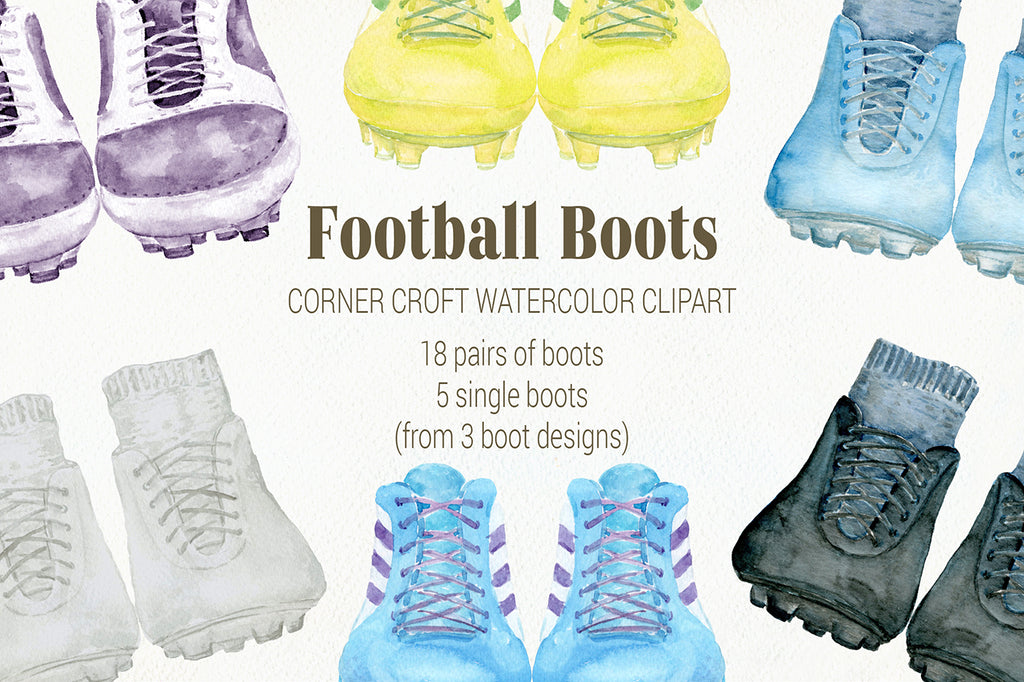 Watercolor Striped Football Shirt Clipart By Cornercroft