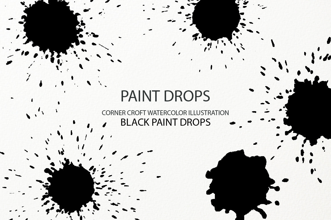 Download Watercolour Paint Drop Effect Png Svg And Eps For Instant Download Corner Croft