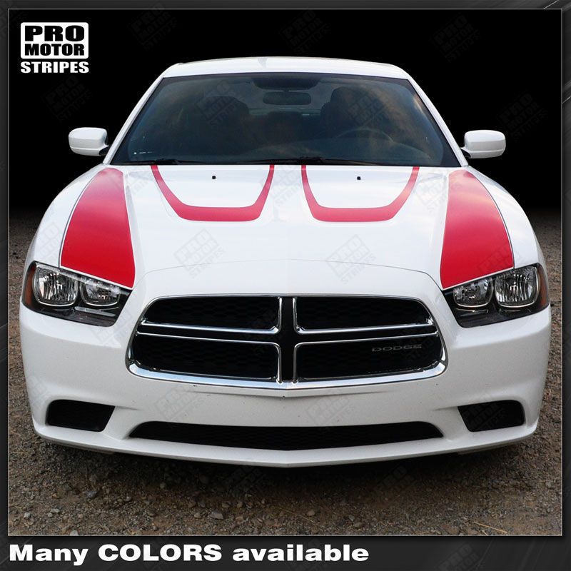 Dodge Charger 2011-2014 Hood Scallop Accent & Side Stripes 13222942529 ...