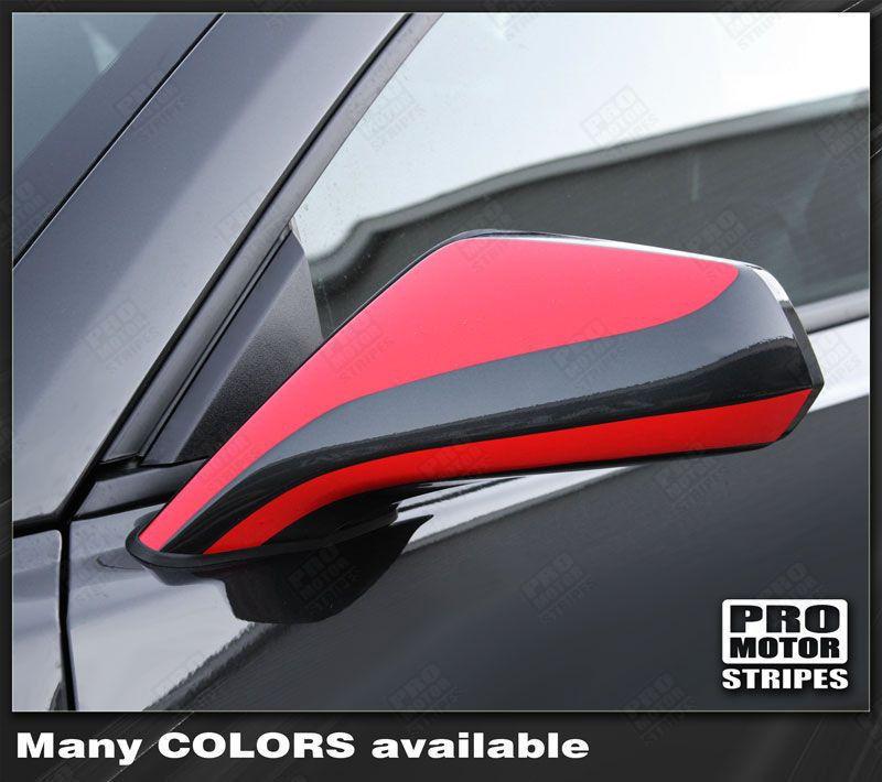 Chevrolet Camaro 2010-2015 Side Mirror Highlight Stripes 122585129817 ...
