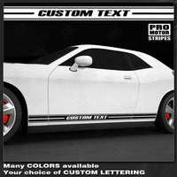 Dodge Challenger 2008-2023 Rocker Panel Side Stripes 122551591309 | Pro ...