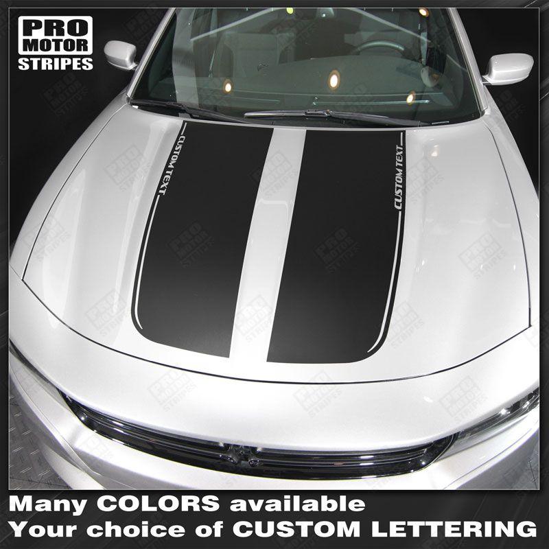 Dodge Charger 2015-2023 Hood Accent Decals Stripes 152719681846 | Pro Motor  Stripes