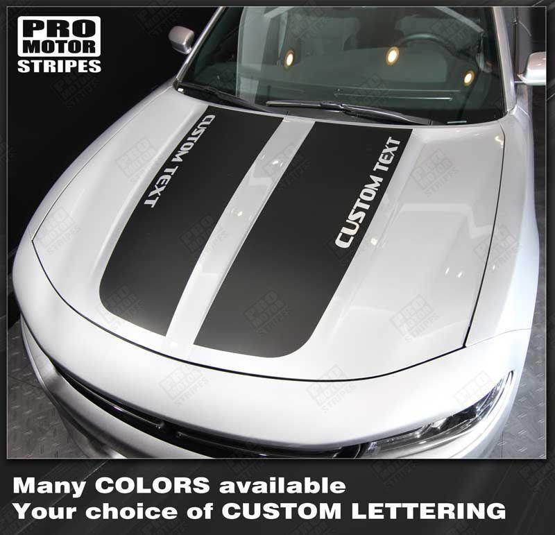 Dodge Charger 2015-2023 Hood Accent Decals Stripes 132341893256 | Pro Motor  Stripes