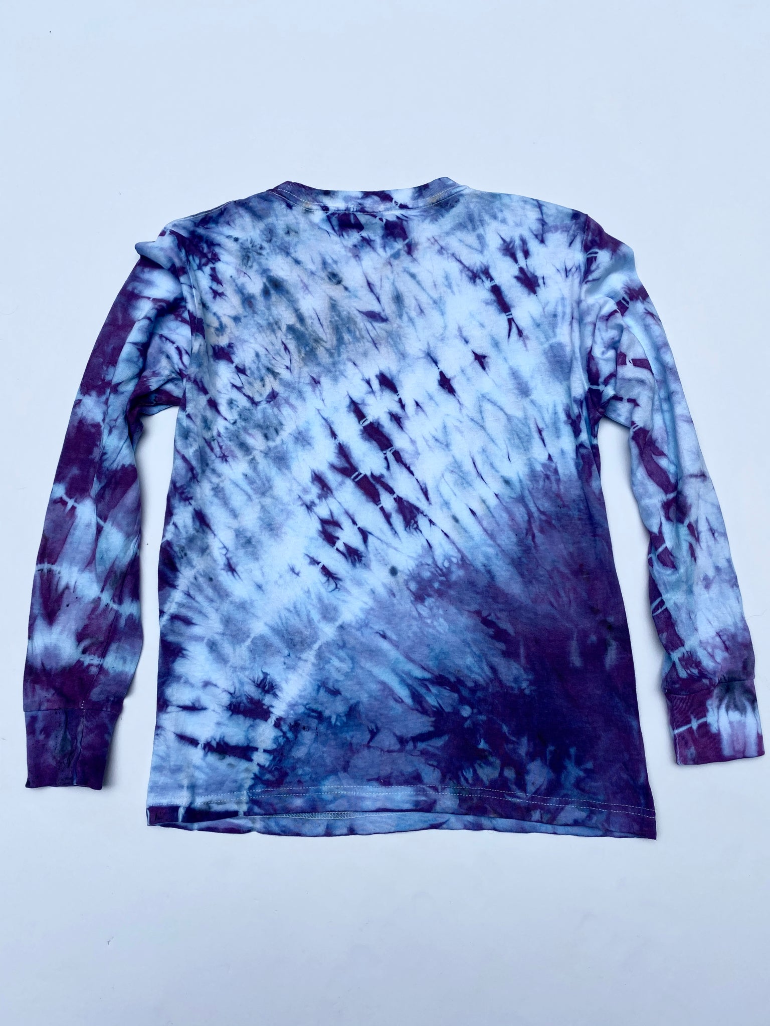 Ice Storm Long Sleeve UNISEX TEE One of a Kind Dyes