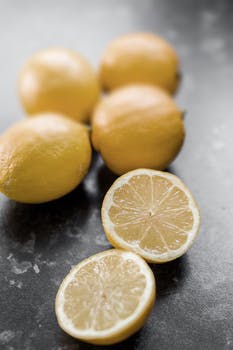 sensory smell lemons