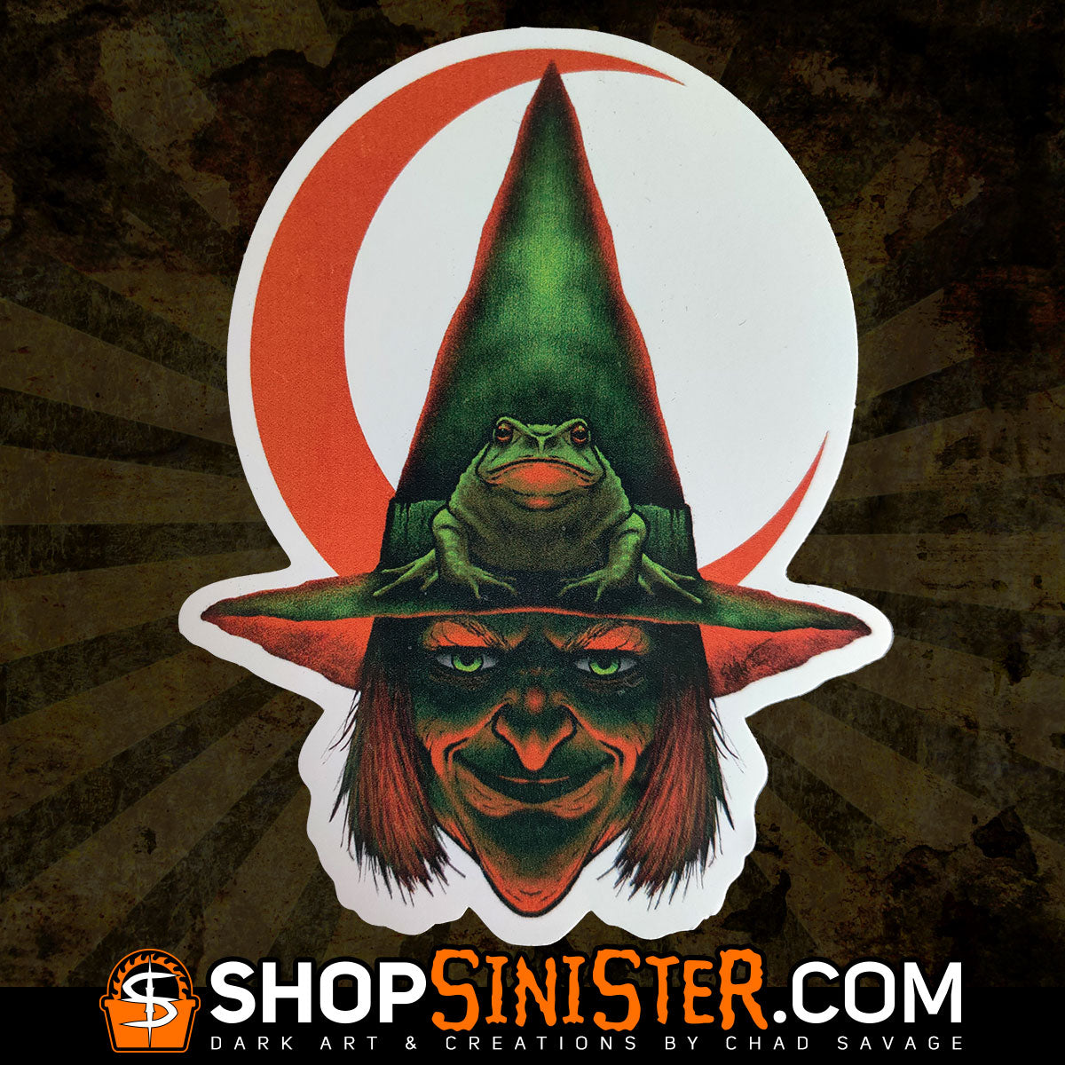 #FrightFall2022 TOAD Die Cut LARGE Vinyl Sticker