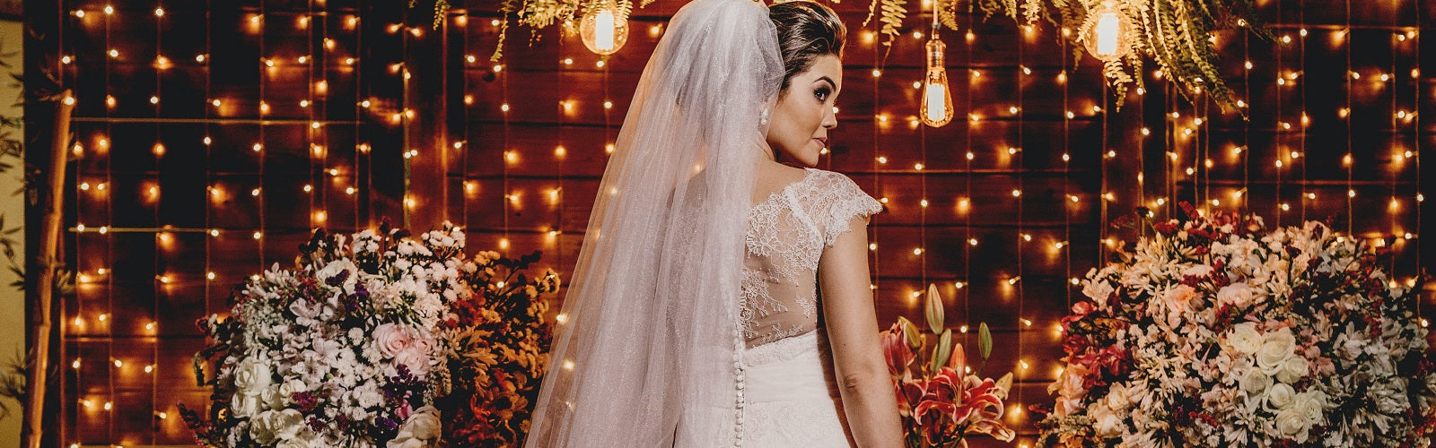 Woman in white wedding dress