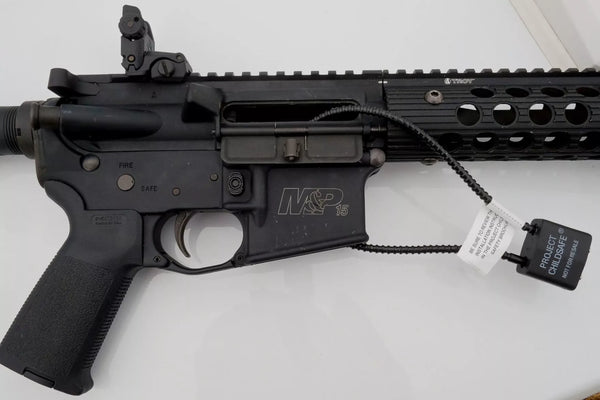 Cable Lock on Rifle