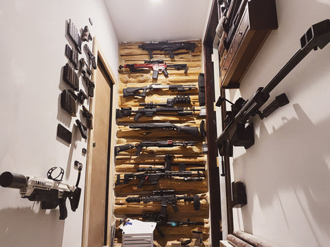 spartan customers gun wall