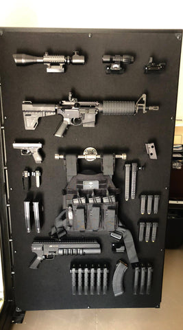 Well Organized Gun Safe Door