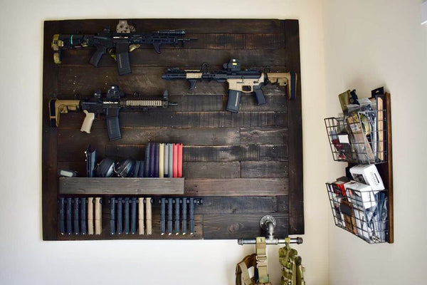 Clever DIY Gun Storage with Hold Up Displays - Hold Up Displays
