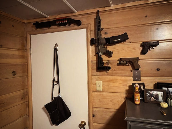 Secret DIY Gun Compartment Hides Behind a Mirror