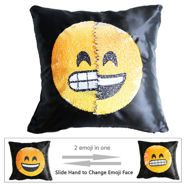 emoji face pillow