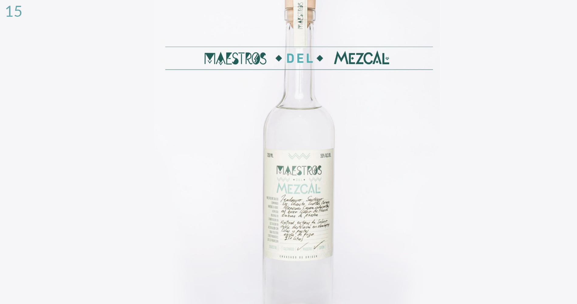 maestros del mezcal