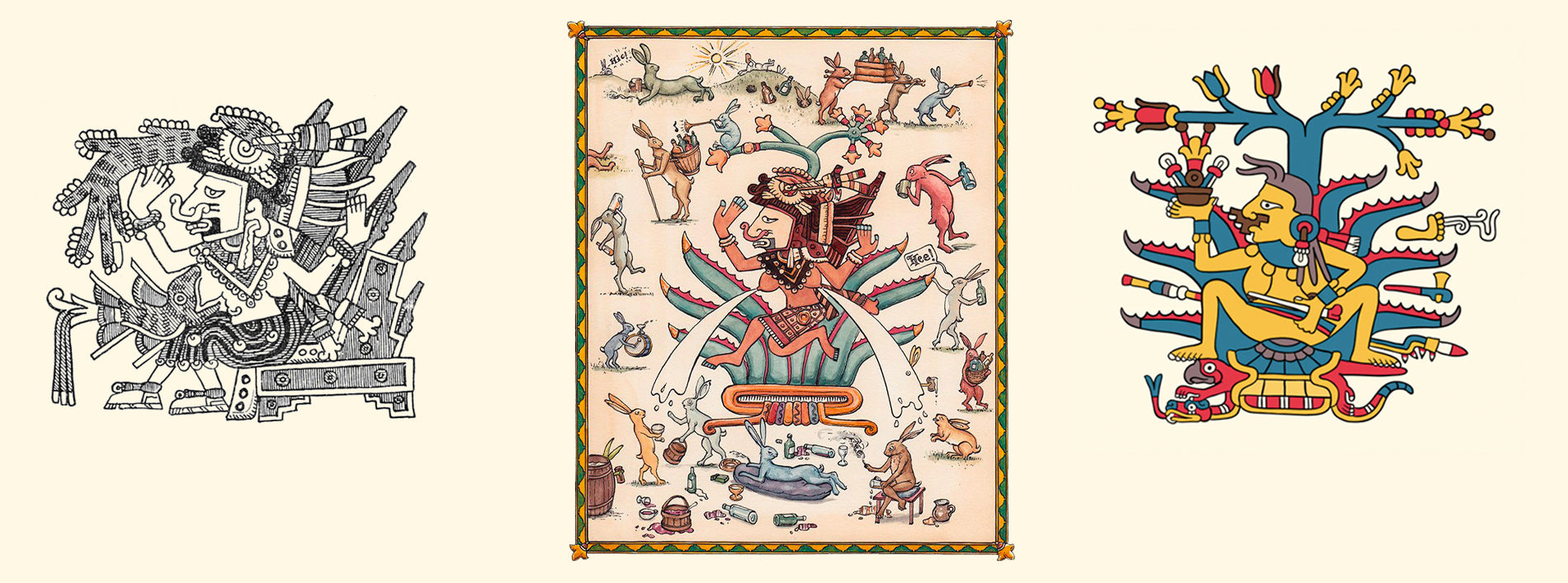 images from aztec codices