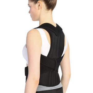 Women's Adjustable Posture Corrector Back Brace Shoulder Lumbar Spine ...