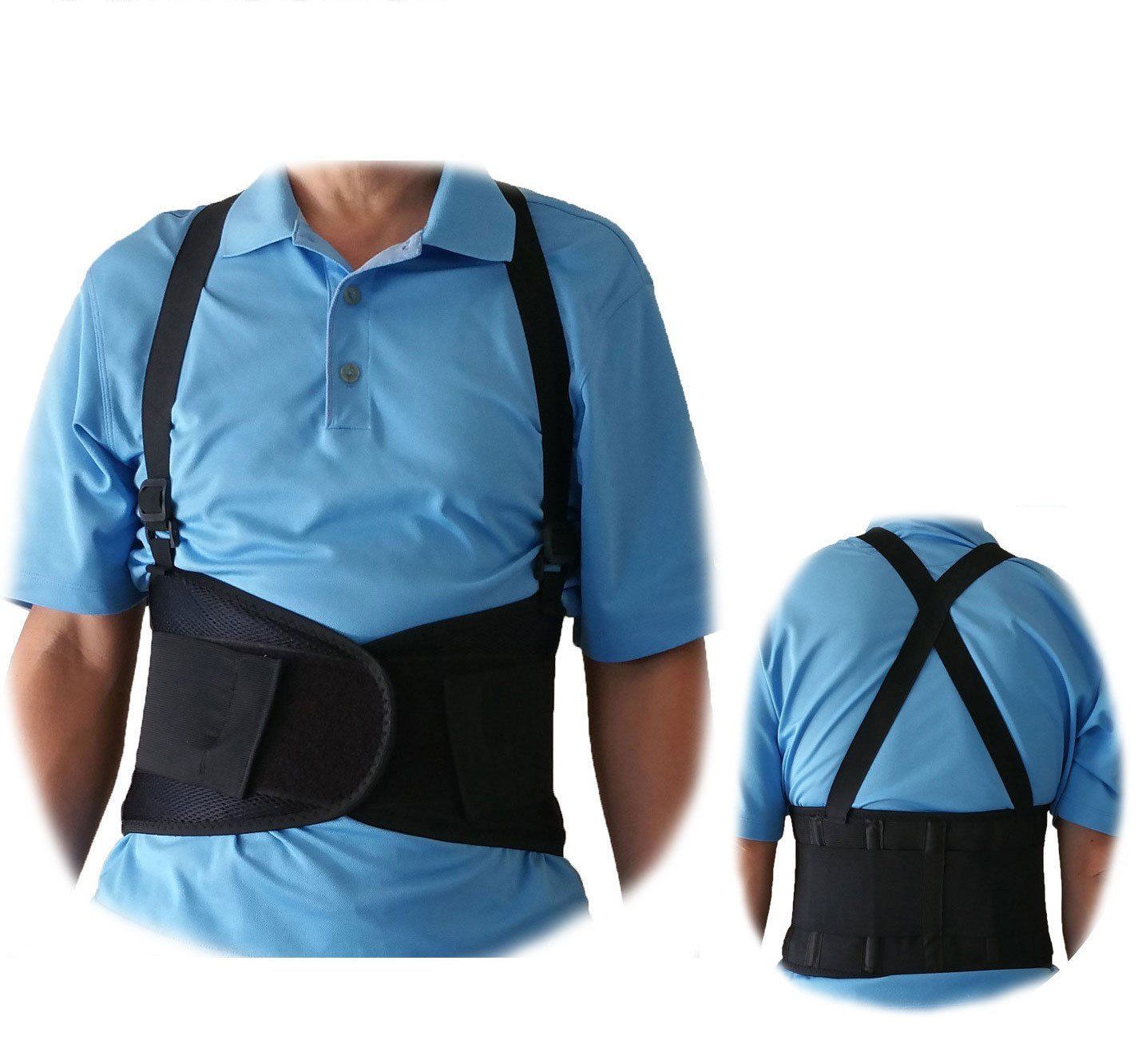 Suspenders Back Brace for Lower Posture Lumbar Support & Construction ...