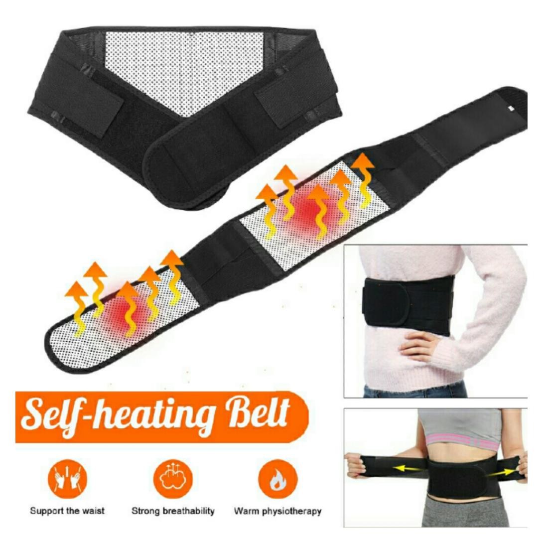 Back Brace Self Heating Magnetic Therapy for Lower Lumbar Pain Support ...