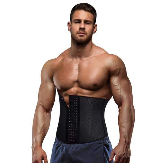 Slimming Waist Trainer for Men Fat Burn Stomach Weight Loss Shaper ...